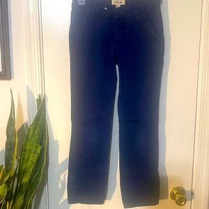 Sz 10 navy Cherokee brand zip pants with top button